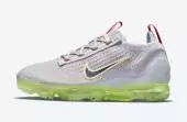 nike hommes air vapormax 2021 flyknit pas cher dc4112-003 green grey